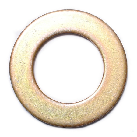 Midwest Fastener Flat Washer, For Screw Size 7/8" , Steel Zinc Yellow Finish, 5 PK 34194